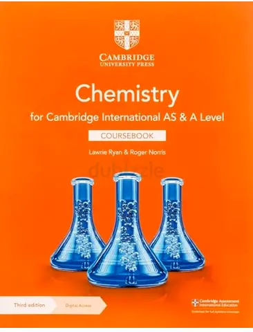 Chemistry for Cambridge International AS & A Level - Coursebook (3rd Edition)