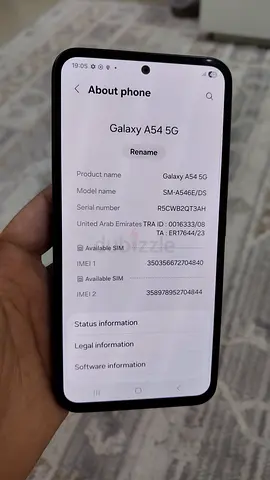 Samsung Galaxy A54 5G 128GB Black Dual SIM