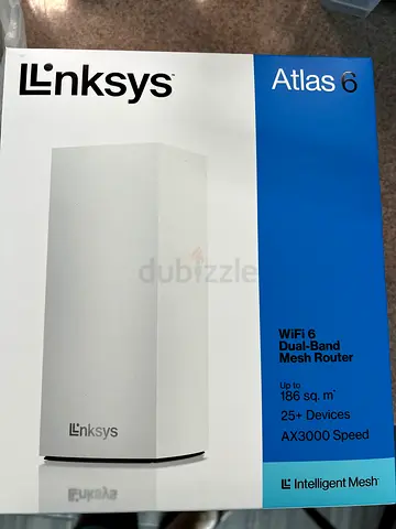 Linksys Atlas 6 AX3000 Dual-Band Mesh Router (Like New, Boxed)