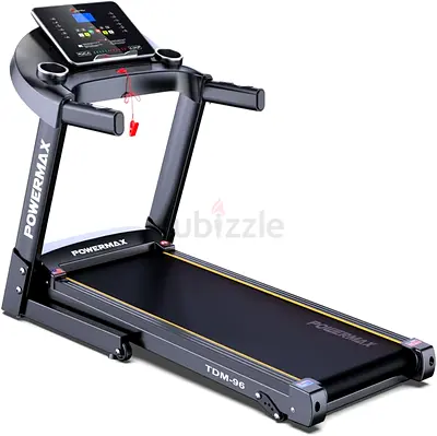 Portable Powermax Treadmill TDM-96 - Foldable Home Running Machine