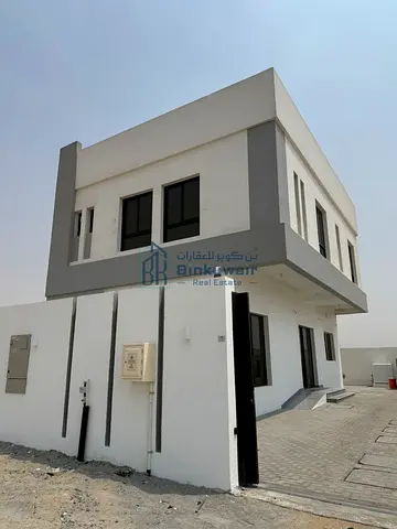 New villa for sale in Al Muzairah B – Freehold for Arabs – Sharjah