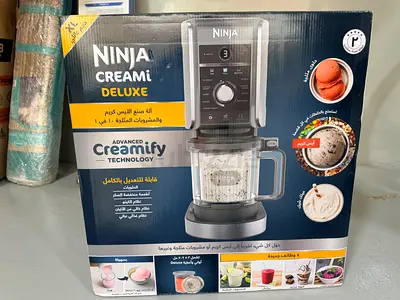 Ninja CREAMi Deluxe Ice Cream Maker - Brand New In Box. Boxed and new.