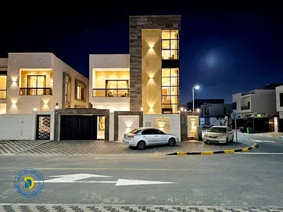 Corner villa for sale in Al Amrah, 5BR and roof, registration fees, bank financing, freehold