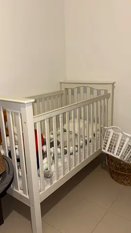 White Wooden Baby Crib - Pottery Barn