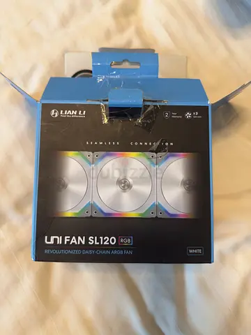 Lian li daisy chain fans brand new x3 sl120