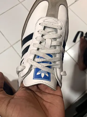 Adidas Samba OG White and Black Sneakers