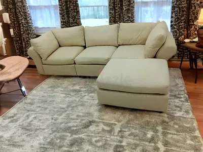 Pottery Barn beige color sofa