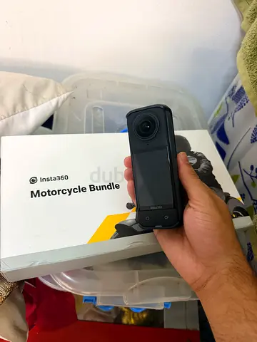 Insta360 X3 360 Action Camera with Motorcycle Bundle