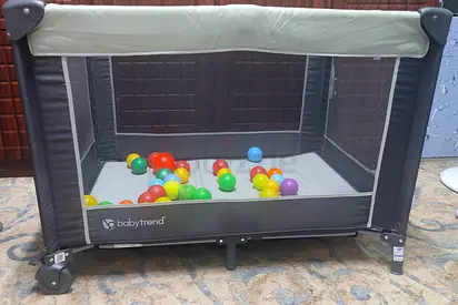 Baby Trend Playpen with Colorful Balls