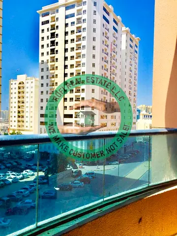 3BHK available for Rent on higher floors with maids room and with open view in nuamiya towers Ajman