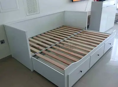 Ikea hamnes day bed with 2 mattress and 3 store