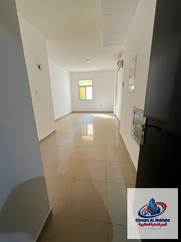 Elegant Spacious 1BHK in Al Butina with Hallway Large Kitchen Central AC and Gas One Bathroom Clean Family Building Easy Payment Security Cheque