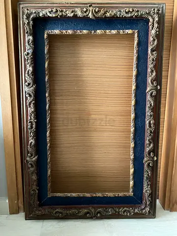 Ornate Vintage Empty Picture Frame - Decorative Wall Frame size 108x70 cm