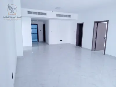 للإيجار السنوي شقة غرفتين وصالة أول ساكن في الياسمين عجمان مساحة واسعة قريبة من محمد بن زايد شقة جديدة أول ساكن  بموقع مميز