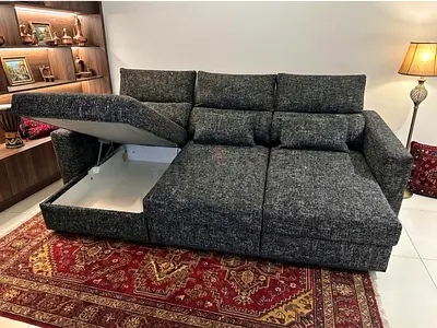 Elegant L-Shape Sofa Bed
Modern look with excellent comfort and functionality. Converts into a bed a