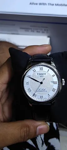 Tissot Le Locle Automatic Men's Watch, Black Leather Strap