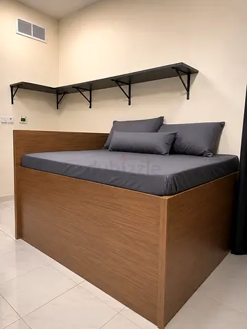 Queen bed with big storage & mattress