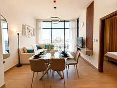 Brand New |Furnished 1BR Apartment | Celia Heights Majan | Balcony & Pool Access