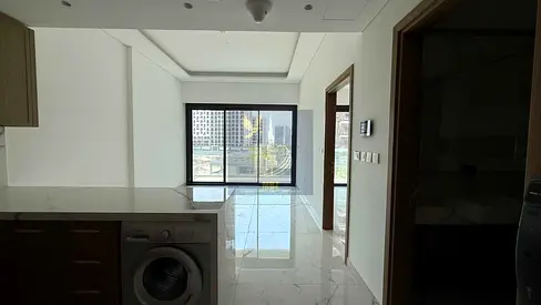 Bright 1BHK | Azizi Riviera | Balcony & City View