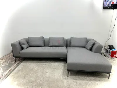 Almost brand new marina home lshape sofa