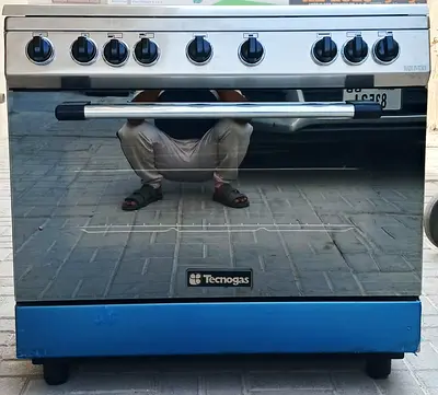 TECNOGAS 90x60cm gas cooker 5burners perfect working