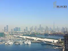 Modern 2BR+Maid | Burj Khalifa&Sea View | Options