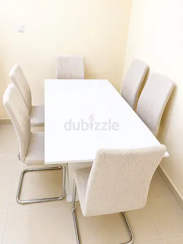 White Dining Table set for sale