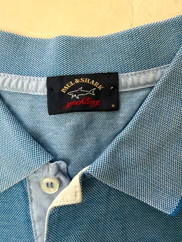 Light blue Paul & Shark polo shirt - size M