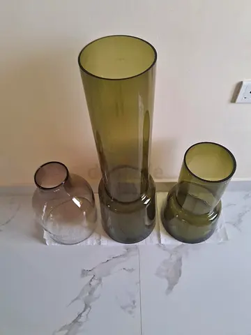 exotic lsa international xtra larhge vases set of 3