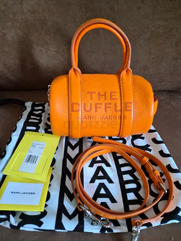 Marc Jacobs The Duffle Small Orange Leather Crossbody Bag