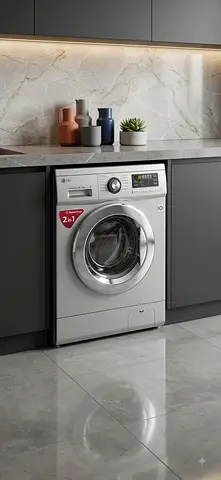 LG 8kg Wash / 4kg Dry 2-in-1 Washer Dryer – Silver | Good Condition | Free Delivery & Installation