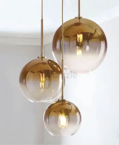 West elm 3 hanging ceiling lamps
