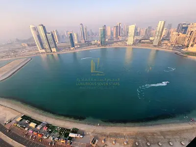🏡 For Sale | Luxury Corner Apartment with Direct Al Mamzar Lagoon View