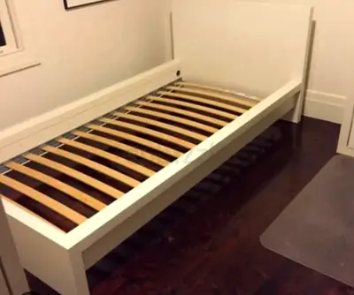 Ikea Malm single bed with mattress