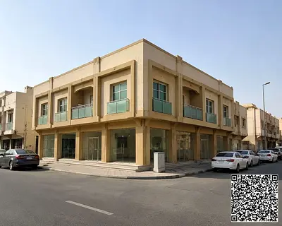 Residential Commercial Building for Sale in Al Bustan Liwara Ajman on a Main Asphalt Road 3 Shops 3 Apartments 2000 Sq Ft Asking AED 1800000 .....