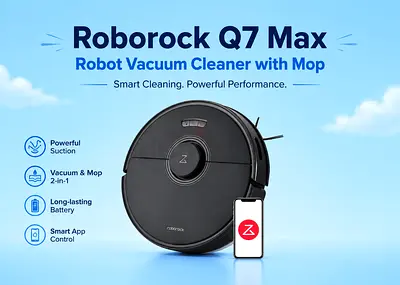 Roborock Q7 Max Robot Vacuum Cleaner with Mop
