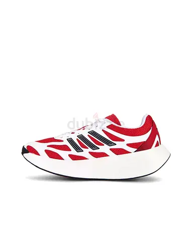 Adizero Aruku in White, Pure Ruby, & Core Black