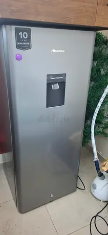 Gray Hisense Single-Door Refrigerator -Excellent Condition