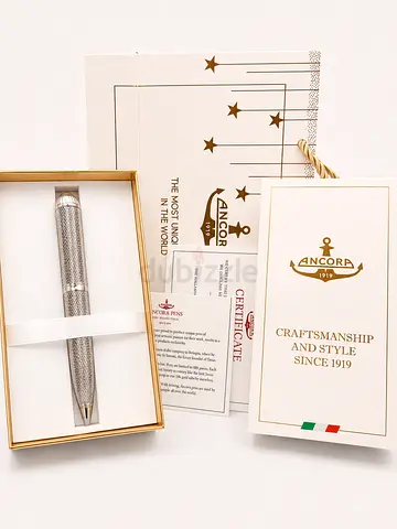 Zephyr Ancora Art Deco Brand new Italian limited edition pen with notebook