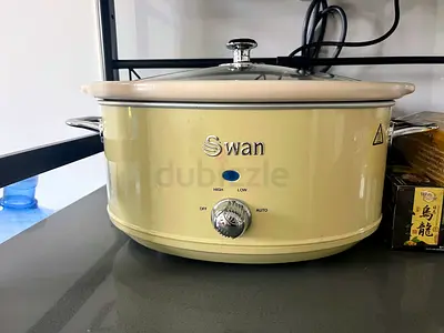 Swan Retro Slow Cooker 6.5L – Cream