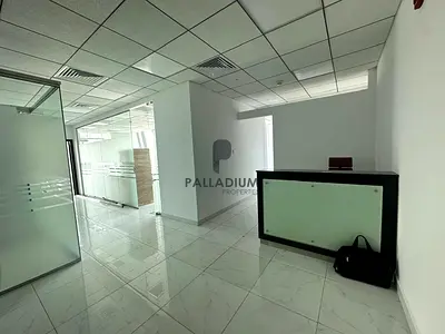 Premium Full-Floor Office for Rent | The Prism Tower | Business Bay