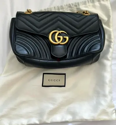 Gucci GG Small Marmont Bag Black