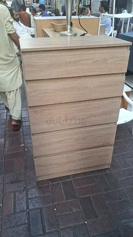 Light Oak 6-Drawer Tallboy Chest - Good Condition