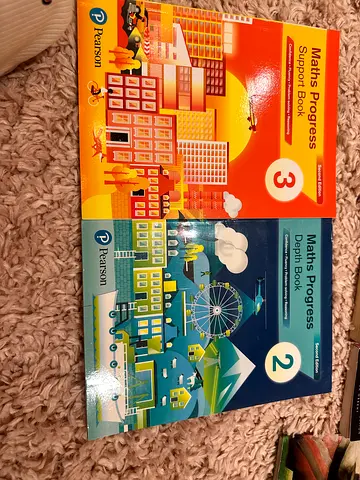 Pearson Maths Progress Support Book 3 and Depth Book 2