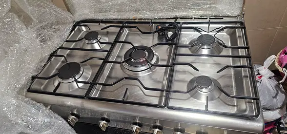 LG 90cm Free-Standing Gas Cooker with Oven (Stainless Steel)