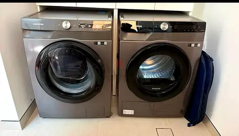 Samsung 9 kg washer and 9 kg dryer separate set new model slightly used