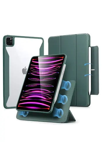 Offer 99/- ESR original Green iPad Pro Case with Pencil Holder and Trifold Stand
