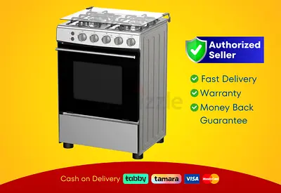 Hisense 60X60 Cm 4 Burner Cooking Range- Brand New | Warranty | Free Delivery |