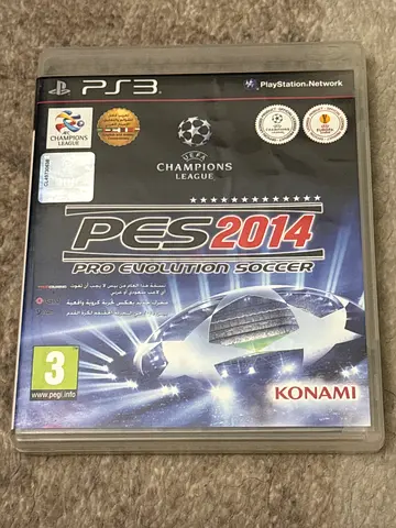 PES 2014 (Pro Evolution Soccer) for PS3 - Good Condition - English & Arabic Commentary