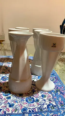 Vintage ceramic sundae glasses